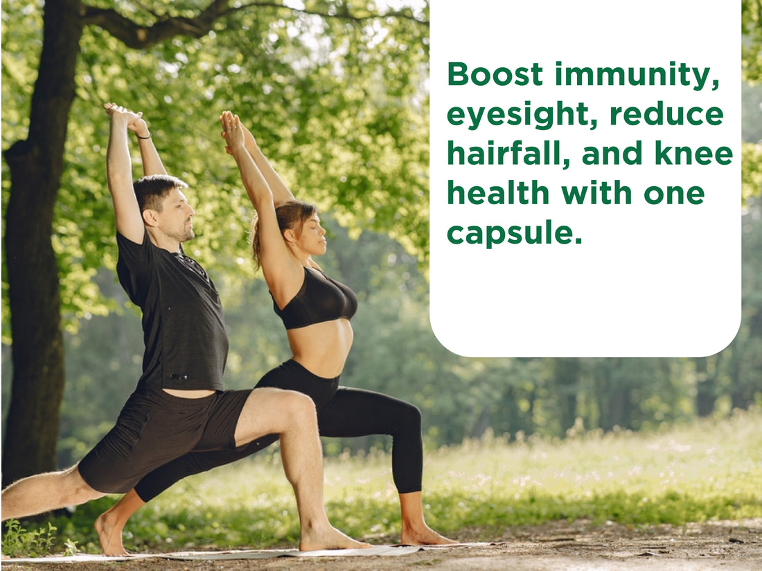 Boost Immunity, Improve Eyesight, Prevent Hairfall, and Ease Knee Problems with Just One Capsule