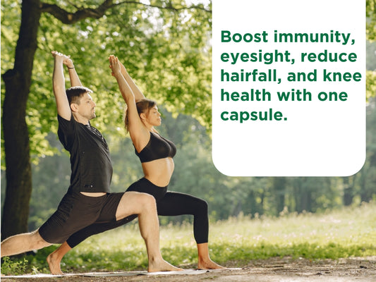 Boost Immunity, Improve Eyesight, Prevent Hairfall, and Ease Knee Problems with Just One Capsule