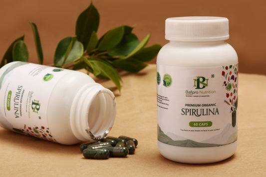 SPIRULINA 60 CAPSULES | Boost Your Health with 100% Pure Spirulina Supplement