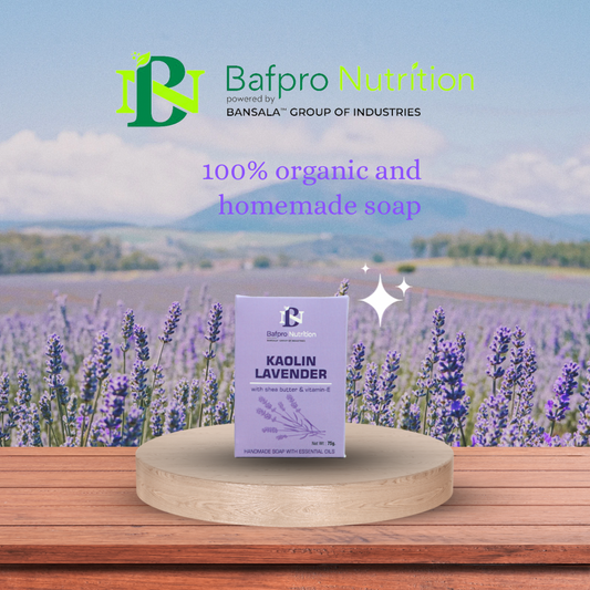 KAOLIN LAVENDER SOAP| Ultra-Moisture Handmade Organic Vegan Soap"