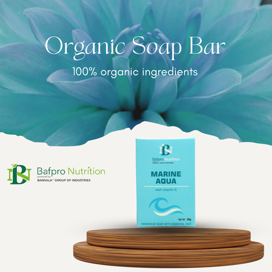 MARINE AQUA SOAP | Ultra-Moisture Handmade Organic Vegan Soap" (TRAVEL PACK)