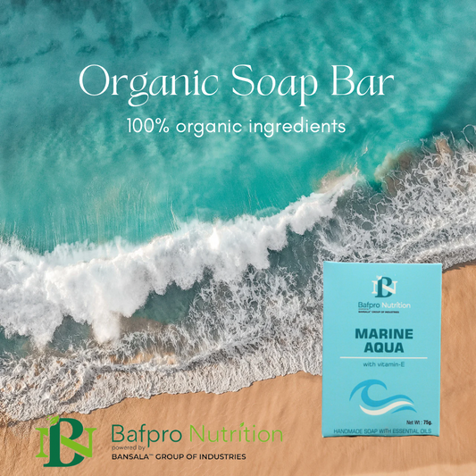 MARINE AQUA SOAP | Ultra-Moisture Handmade Organic Vegan Soap"